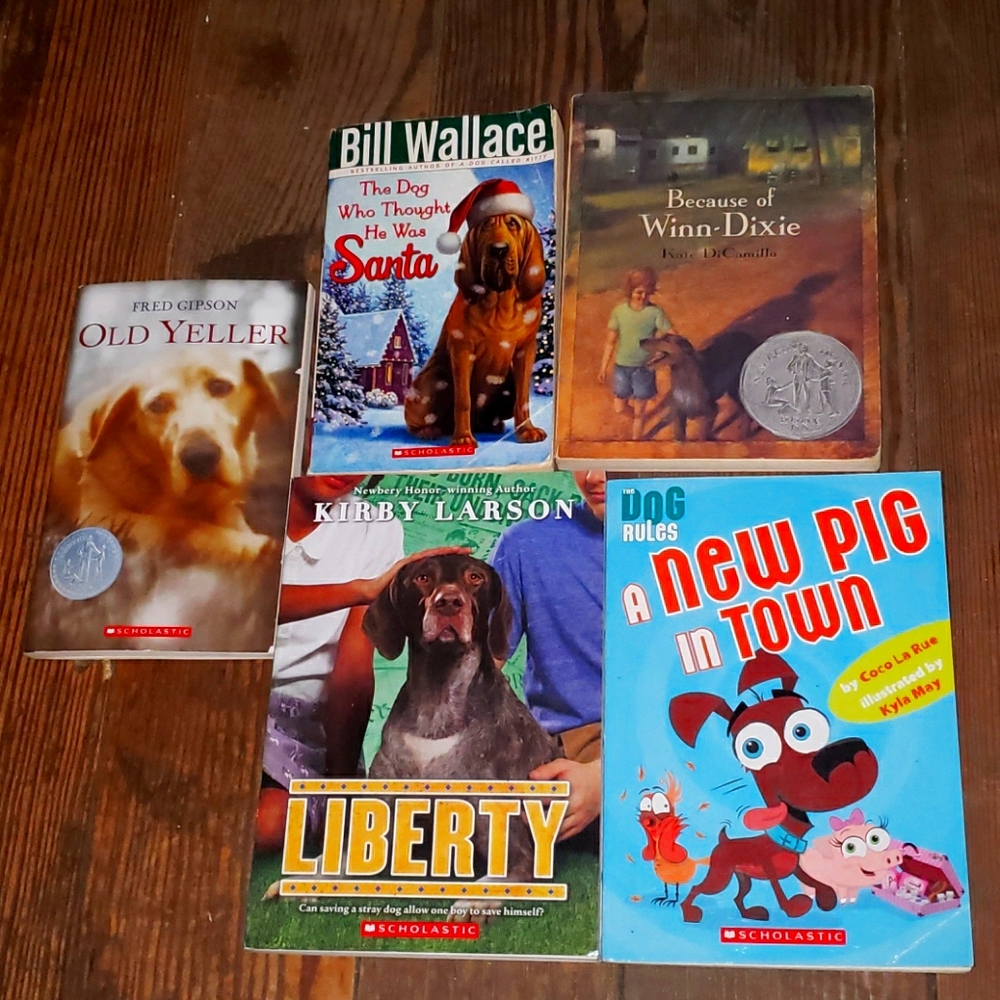 Lot of 5 Chapter Books- Dog theme